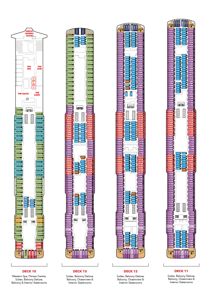 Genting Dream Deck Plans
