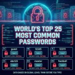 World's Top 25 Most Common Passwords