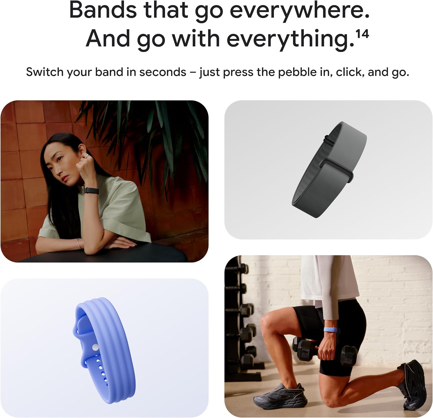 Google Fitbit Air bands go everywhere